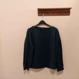 [Banana Republic] Balloon Sleeve Emerald Green Sweater